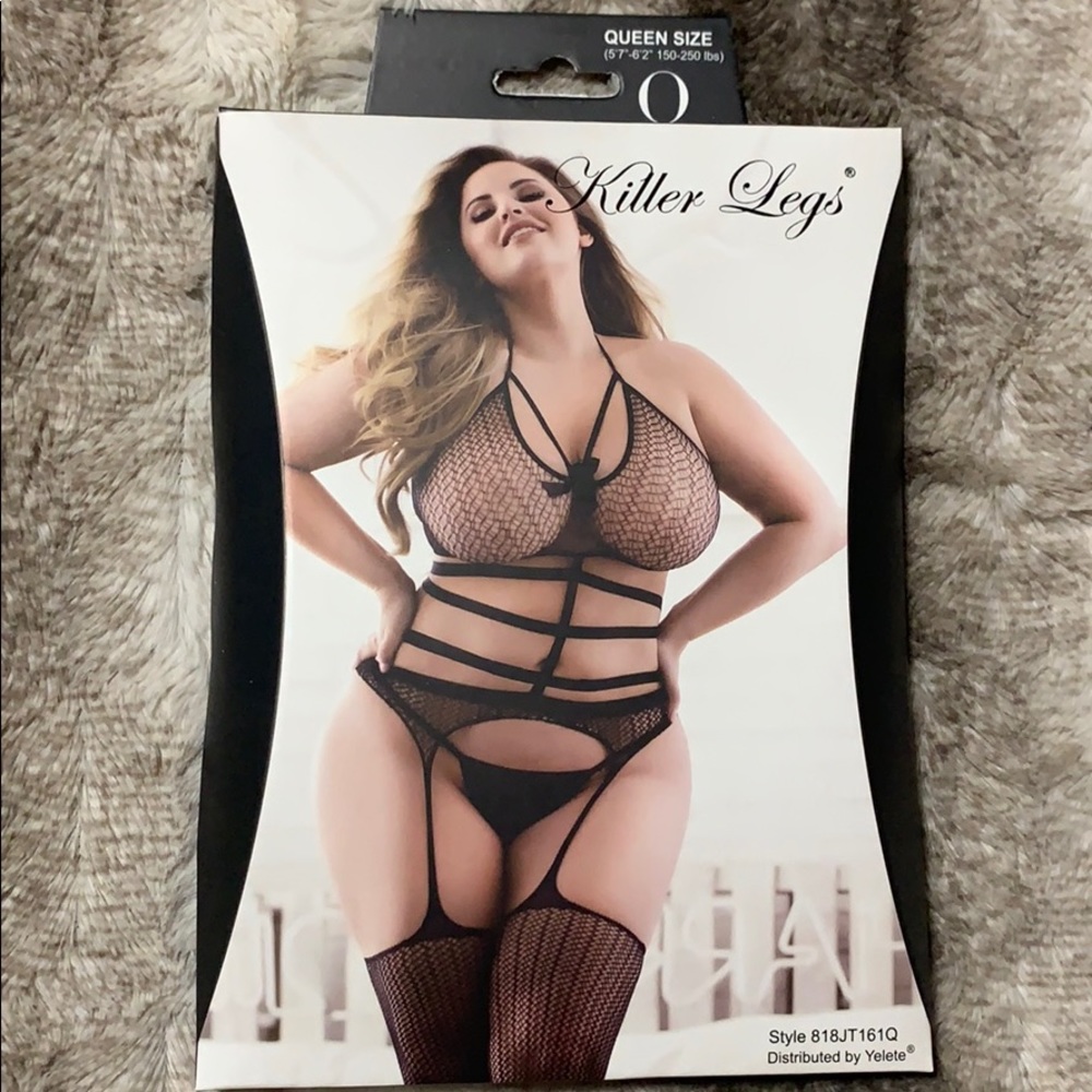 Bondage Inspired Fishnet Lingerie